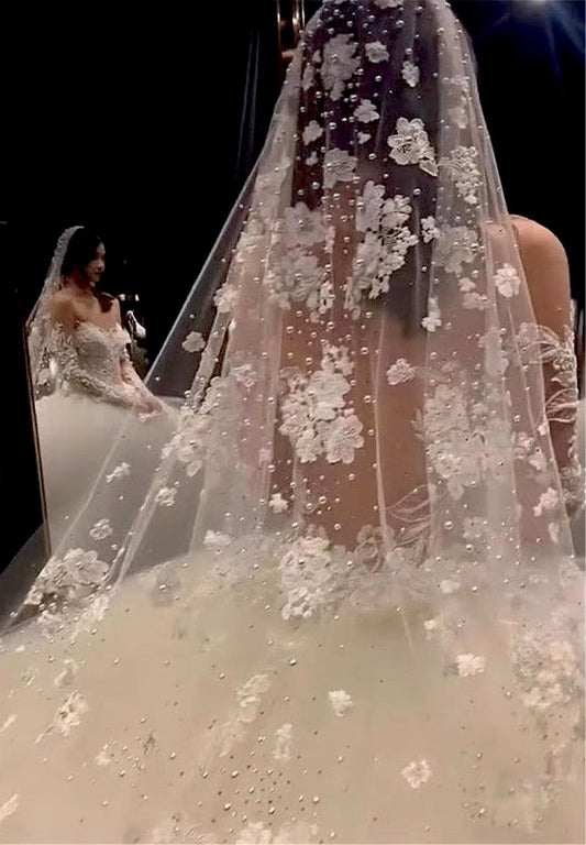 Luxury Lace Veil (with comb)
