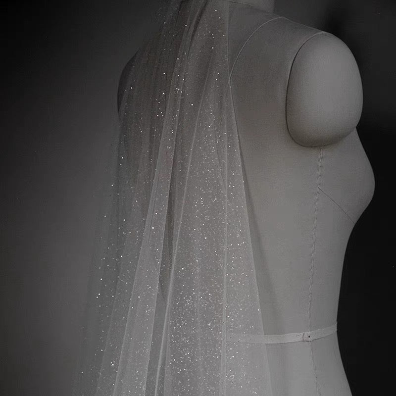 Sparkle Veil (with/without comb)