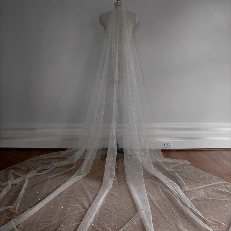 Sparkle Veil (with/without comb)