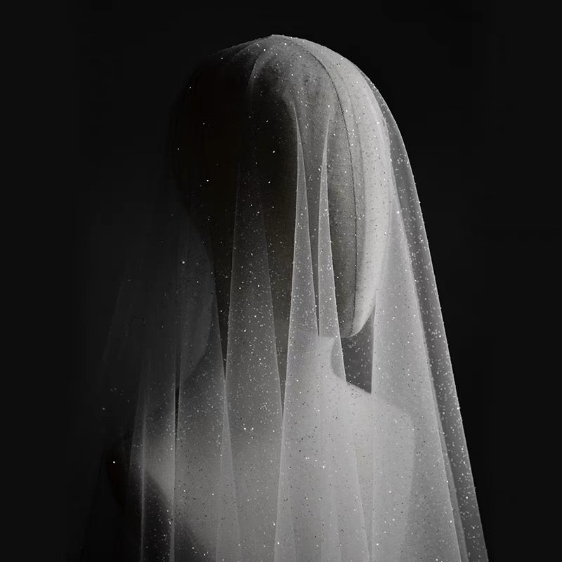 Sparkle Veil (with/without comb)
