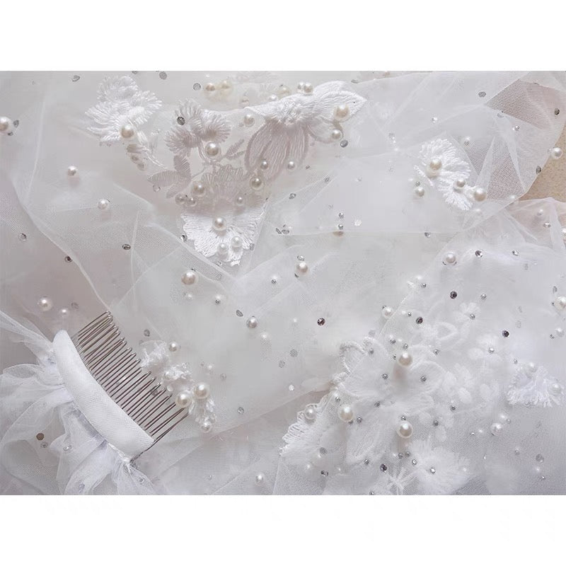Luxury Lace Veil (with comb)