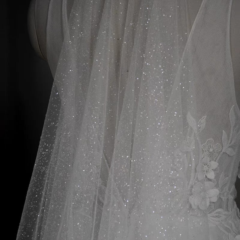 Sparkle Veil (with/without comb)