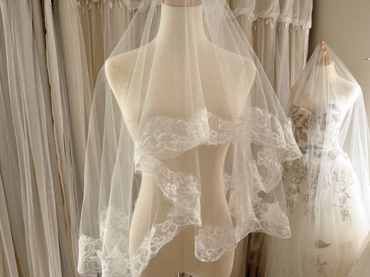 Lace Veil (without comb)